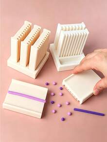 1/2pcs Soft Clay Shaping Tools, Can Make Spherical And Strip-Shaped Clay, Jewelry Making Set, DIY Earrings, Pendants, Hair Clips, Soft Clay Mold Tools, Multiple Sizes, Suitable For Soft Clay, Ceramics, Creative Handmade Molds - A - View 3