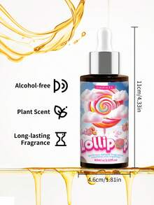 EMBRACEX. 60ml Lollipop Fragrance Oil, Dropper Bottle Aromatherapy Oil, Sweet And Long-Lasting Lollipop Scent, Suitable For Car Aromatherapy, Can Make Lollipop Candles, Suitable For Home Or Outdoor Use, Also Suitable For Humidifiers, Aromatherapy Machines, Wooden Diffuser Sticks, Reed Diffuser Sticks, Gift Set. - Lollipop - View 10