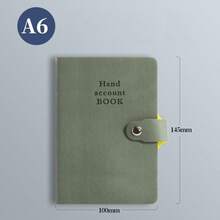 Portable A6 Pocket Notebook With Pen Holder, Compact Lined Journal With Snap Closure For Notes, Planning, Work & Travel - A6 - View 11