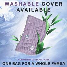 Microwave Oven With Washable Hot Compress Pad, Suitable For Keeping Warm And Soothing The Neck, Shoulders, Abdomen, Legs, Knees, And Back With Hot Compress Packs And Cold Compress Soothing Pads - Light Grey - View 3