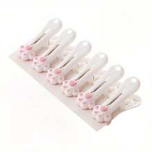 Cute Cat Paw Plastic Clips (12/24pcs/Pack), Multipurpose Towel Clips For Beach Chair, Blanket, Clothes, Hanging, Photo Display, Baby Shower Party Favors, Home Organization, Travel Essentials, Spring Picnic, Camping, Office, Dorm, Gift - View 13