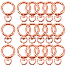 18pcs Round Rotating Alloy Lobster Clasp - Suitable For Keychains, Bags, Hooks, Quick Connectors, Pet Chains, DIY Crafts And Gift Making - Spring Clasp With Tail - View 11