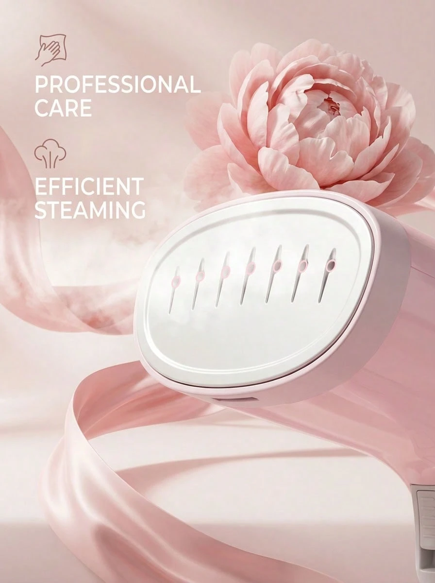 OBOVAY 1pc Handheld Garment Steamer, 2-In-1 Iron & Steamer, Fast Heating, Strong Steam Penetration, Effectively Removes Wrinkles, Suitable For Home And Travel Use