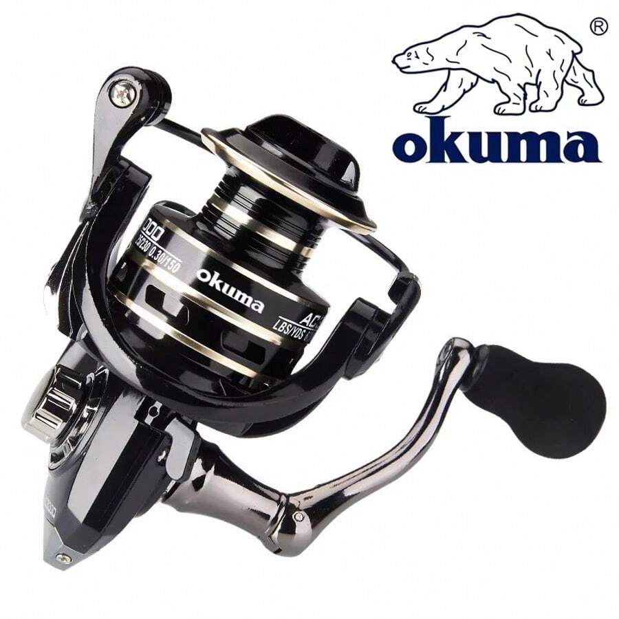 OKUMA Spinning Reel, Saltwater & Freshwater Universal, Casting Fishing Reel, Fishing Tackle, Ultra-Light Metal Frame, Smooth & Durable, High-Speed Fishing Reel - Multicolor - View 1