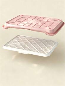 Thickened And Durable Pet Toilet. The Grid Is Resistant To Deformation, Detachable And Easy To Rinse, Simple To Maintain. Keep Your Home Clean And Fresh With Pets, Multiple Colors Available. - Pink - View 5
