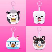 ZURU Snackles Mystery Capsule Plush Bag Charm, Cute Animal Blind Box Backpack Accessory, Random Style Collectible Gift For Hobby Collectors - Multicolor - View 5