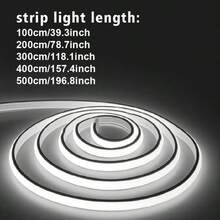 COB Touch LED Light Strip, 1-5M Suitable For Indoor Scenes, Bedroom, Kitchen, Display Cabinet, Etc., Halloween, Christmas And Other Major Holidays Dedicated LED Light Strip - Multicolor - View 6