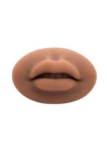 1pc 3D Realistic Silicone Lip Tattoo Practice Skin, Reusable - Multicolor - View 14