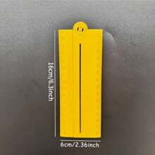 Multifunctional Ruler Can Replace Straight Ruler, Angle Ruler, Compass For Drawing Arcs, Parallel Lines, Measuring Thickness And Font Size - Multicolor - View 11