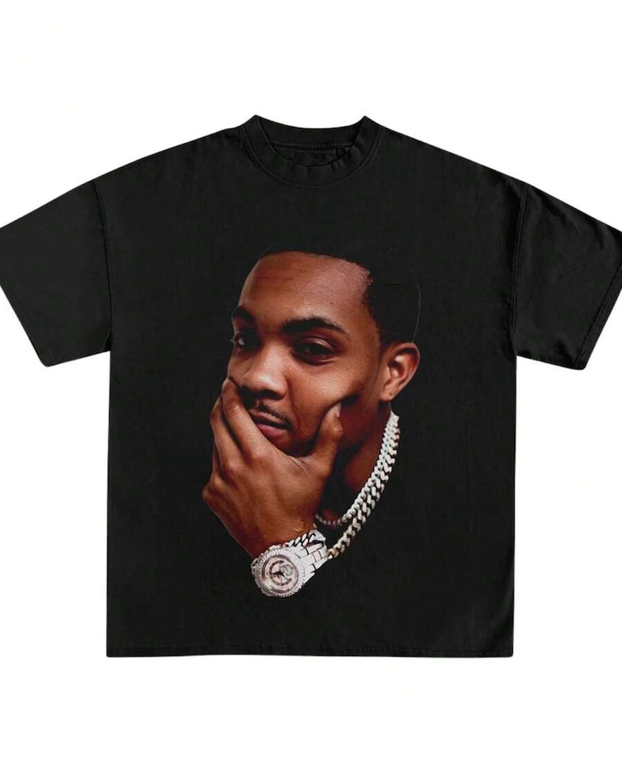 G Herbo Tee - G Herbo Shirt - Rapper Tee - Concert Tee - G Herbo Merchpanter Missguidded Anna Pepe  Mujer - Black - View 1