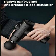 JW Massage Gun Professional Massage Gun - Multiple Massage Heads For Various Body Parts. USB Charging Device. Compact And Lightweight Design. Suitable For Use At Home, Office, And During Travel. Large Promotion Of Massage Hammer. - Multicolor - View 4