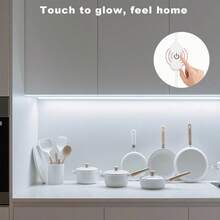 COB Touch LED Light Strip, 1-5M Suitable For Indoor Scenes, Bedroom, Kitchen, Display Cabinet, Etc., Halloween, Christmas And Other Major Holidays Dedicated LED Light Strip - Multicolor - View 8