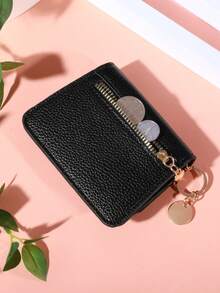 1. Women's Solid Color Minimalist Ultra-Thin Card Holder, Fashionable Women's Card Wallet Coin Purse 2-In-1. Multi-Functional Anti-Theft Design, Suitable For Travel, Business, Commuting And Back To School Scenarios - Multicolor - View 9