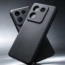 Compatible With Xiaomi Series Phones Black Matte Case, Minimalist Luxury High-End Style, Delicate Matte Black Frosted Material, Pure Black Solid Color Design Without Pattern, Ultra-Thin Fit To Body, Raised Lens And Screen Protection, Matte Phone Case, Anti-Drop Protective Cover, Lightweight Protective Shell, Phone Protective Case, Suitable For All Seasons, Spring Summer Autumn Winter, All-Weather, Home Outdoor, Daily Commute, Gaming Travel - Black - View 1