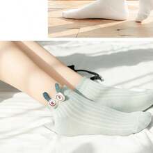 1 Pasang Kaos Kaki Kasual Olahraga Luar Ruangan, Kaos Kaki Wanita - MultiWarna - View 6