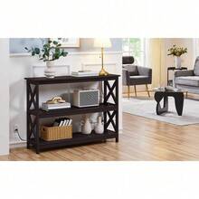 Sofa & Console Tables - Brown - View 9