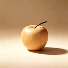 1/2/4pcs Apple Shaped Aroma Diffuser - Wood Grain Apple Aromatherapy Diffuser, Suitable For Home, Car And Hotel Decoration. Wooden Apple Air Freshener, Perfect For Christmas And Halloween Decor. - Apricot - View 4