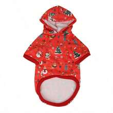 New Printed Christmas Hoodie Sweatshirt For Small And Medium Dogs, Warm Autumn/Winter Clothing, Universal For Cats And Dogs, Pet Christmas New Year Gift (Size Runs Small, Recommend Choosing 1-2 Sizes Larger) - Multicolor - View 27
