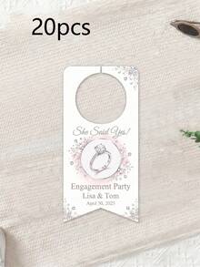 Customized Water Bottle Labels, Personalized Name And Event Date, Elegant Decoration, Suitable For Weddings, Parties, Birthdays And Christenings, Ideal Gifts For Brides, Grooms And Guests, Perfect For Receptions, Bridal Showers, Engagements, Also As Toast And Souvenir Labels - Multicolor - View 55
