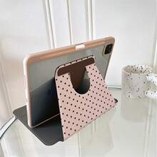 1件 粉色底棕色波點乾花壓花平板保護殼,適用於 iPad Air 6/5/4 & 10 (10.9 吋)、iPad Pro 2024、Air M3/A16 2025、 Galaxy Tab S9 FE/S8 Plus/S7/S10、OPPO Pad、 MatePad、Vivo Pad、Honor Pad、Xiaoxin Pad - 彩色 - 查看 5