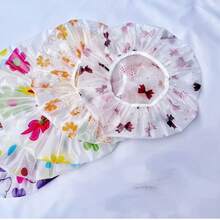 [Random Color]Multi-Purpose Waterproof Shower Cap, Reusable Hair Washing Cap & Kitchen Fume/Dustproof Cap - Thickened version - View 9