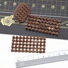 مجموعة طوابع الحروف والأرقام الصغيرة، قوالب قطع الأقراط بالطراز الفرنسي من الطين البوليمري والطين الناعم DIY، قوالب صنع قلادات المجوهرات - متعدد الألوان - مشاهدة 9