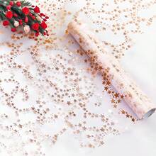 1pc Gold, Silver, Rose Gold Small Star Table Runner, 3 Sizes Available, Easy To Clean Hand Wash Only, Suitable For Party, Wedding, Banquet, Anniversary, Hotel, Restaurant, Christmas Party - View 18