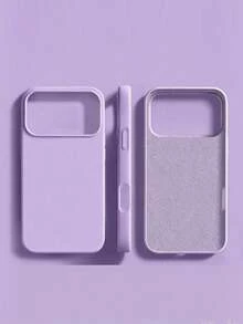Liquid Silicone 3-Layer Full Coverage Soft Rubber Phone Case Compatible With Apple 18 Pro Max 17 Pro 17 Pro Max 17, Fresh Summer Color, Shockproof Protective Case With Anti-Scratch Microfiber Lining, Compatible With IPhone 13 11 16 Pro Max 15 14 Plus 12 11 - Lilac Purple - View 35