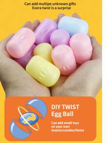 Children's Pink Gashapon Machine, Claw Machine Gift Gashapon Machine DIY, Surprise Toy Gift Birthday Lucky Draw Box For Friends - Multicolor - View 5
