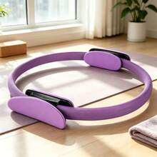 1pc Portable EVA Pilates Ring Yoga Resistance Circle, Home Fitness Equipment, Suitable For Full Body Shaping, Pelvic Floor Muscle Training, Inner Thigh Slimming And Back Firming - Multicolor - View 7