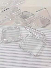 40pcs/1pc Creative Nail Art Storage Box, Transparent Acrylic Dustproof Packaging For Finished Nail Art Styles, Dedicated Nail Tip Organizer Display Box, Transparent Jewelry Storage Box, Small Card Storage Box - Transparent - View 4