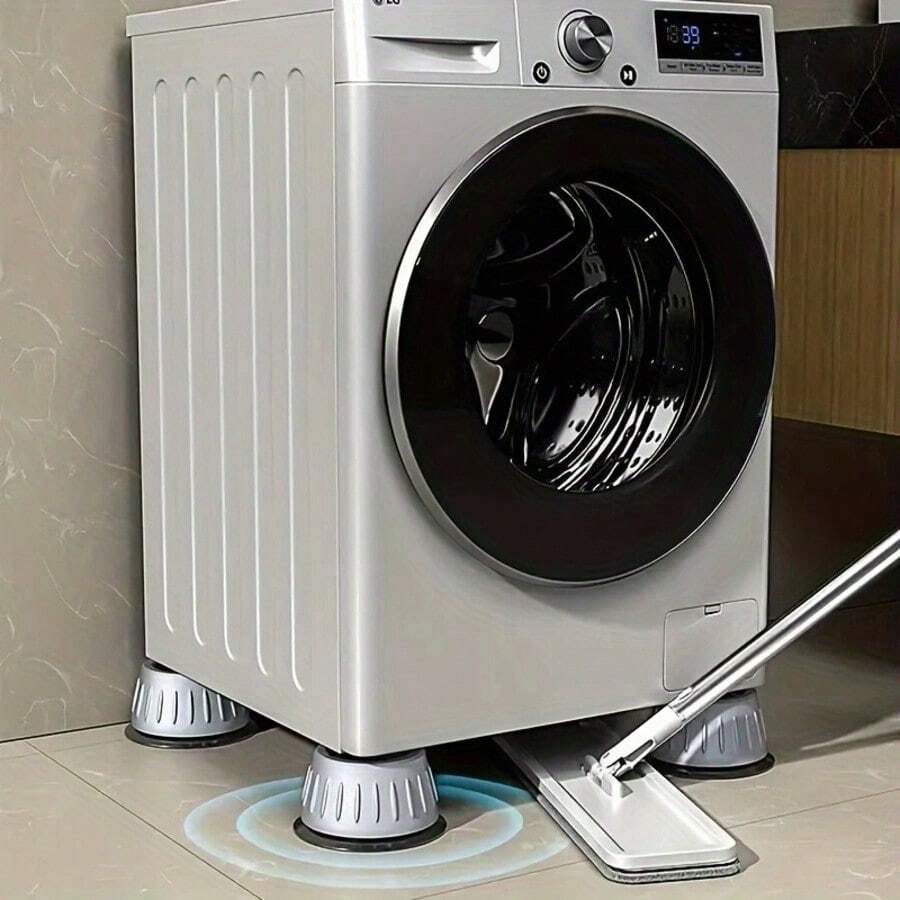 1pc/6pcs Anti-Vibration Washing Machine Pads - Non-Slip, Shock-Absorbing Noise-Reducing Pads, Suitable For Washing Machine And Dryer Support, Table Legs, Chair Legs, Etc. - Multicolor - View 1