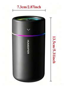 Car Air Humidifier 280ml Large Mist Output Colorful Soft Quiet Aroma Diffuser Essential Oil Home Bedroom Aromatherapy - USB - View 10