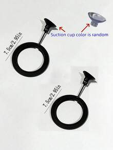 1/2pcs Automatic Fish Feeder Dispenser - No Battery Needed For Betta And Other Fish Aquarium (Random Color Suction Cup) - Multicolor - View 12