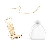 3-15pcs Metal Boot Shaped Bottle Opener Creative Bar Tool, Western Theme Party Gift Set, Wedding Guest Favor & Decoration, Holiday Gift, Birthday Party Gift, Kitchen & Bar Accessories - Gold - View 9