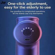 JW Massage Gun Professional Massage Gun - Multiple Massage Heads For Various Body Parts. USB Charging Device. Compact And Lightweight Design. Suitable For Use At Home, Office, And During Travel. Large Promotion Of Massage Hammer. - Multicolor - View 6