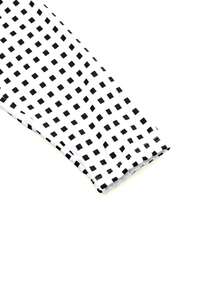 New Long Sleeve 1pc Spring/Autumn Men's Cycling Jersey, Printed Quick-Dry Breathable Mesh Mountain/Road Bike Cycling Top - Universal Version, Suitable For Cycling, Off-Road, Motorcycle Touring, Hiking, Training, Casual Wear - Black and White - View 6