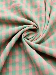1pc Pre-Cut Vintage Spring Plaid Fabric, Suitable For DIY Handmade Projects, Patchwork, Sewing, Hair Ties, DIY Background Cloth - Multicolor - View 18