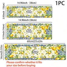 1pc Sink Faucet Absorbent Mat, Lemon Pattern Drainage Pad, Suitable For Kitchen, Bathroom Sink, Countertop, Drainage Mat, Diatomaceous Earth Material, Cuttable, Quick Dry Mat - Multicolor - View 6
