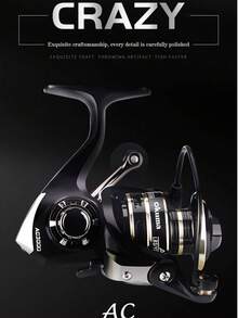Gulungan Pancing Putar OKUMA untuk Air Tawar dan Air Asin, Gulungan Pancing Universal untuk Memancing, Perlengkapan Pancing, Rangka Logam Ultra Ringan, Halus, Tahan Lama, Kecepatan Tinggi - MultiWarna - View 8
