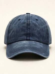 1/3pcs Women's Vintage Washed Neutral Color Baseball Cap, Adjustable Sports Hat, Casual Style, Durable, Buckle Design, Suitable For Daily Wear - Multicolor - View 3