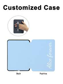 GIIPPA 1件客製化姓名Kindle閱讀器保護殼，自動喚醒/睡眠功能，輕巧便攜，相容於Clara BW/Libra Colour/Clara Colour/Clara 2E、Paperwhite 10代/11代/12代、Kindle(Colorsoft)/10代/11代/12代及其他熱門機型，Kindle配件/Kindle保護殼，返校禮物、畢業禮物、情人節禮物、生日禮物 - 彩色 - 查看 4
