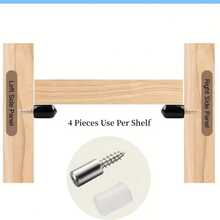 5pcs/15pcs/35pcs/50pcs/100pcs Shelf Support Pins With Screws - Durable Multi-Purpose Shelf Brackets, Suitable For Cabinets, Bookshelves, Wardrobes And Furniture - Easy Installation, Secure Fixing - Support Nail - View 4