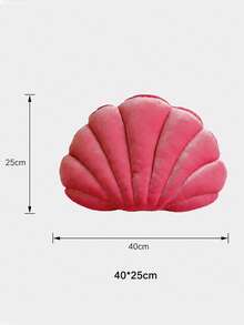 Creative Shell-Shaped Plush Throw Pillow, Ocean Style Soft Cushion, Sofa & Office Decorative Pillow, Aquarium Theme Home Decor Accent - Multiple Styles - View 10