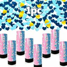 1/2/5pcs Colorful Confetti Poppers, Pressure Spring Powder Blue Confetti Cannon, Home Atmosphere Prop, Suitable For Wedding, Christmas, Halloween Party, Back To School, Graduation And Various Atmosphere Scenes. Confetti Launcher/Atmosphere Prop. - Multiple Styles - View 13