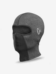 1pc Unisex Solid Color Nylon Balaclava Hat With Eyeglass Frame Hole, Full Face Mask Head Cover For Cycling, Suitable For Daily Wear And Outdoor Activities - Multicolor - View 5
