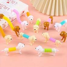 Stretchable Small Dogs Random 1/5/10/20pcs, Assorted Styles, Desktop Decor, Decorative Items, Perfect For Party Favors, Classroom Prizes, Party Favor Bag Fillers. Suitable For Birthday Gift Bags, Party Fillers, Classroom Rewards And Carnival Prizes - Multicolor - View 7