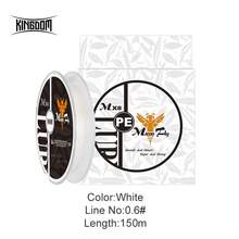KINGDOM MX8 Micro Fishing Line 100m 150m 4 Strands Ultra Thin Braided PE Leader Line Untuk Memancing Ikan Mas Kuat Tahan Lama Permukaan Halus Diameter Akurat - MultiWarna - View 30