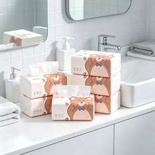 1pc/3pcs/5pcs/10pcs---280 Sheets/Pack Premium Paper Napkins, No Fluorescent Agents, Facial Tissues, Napkins, Durable Absorbent Paper Towels, Suitable For Home, Dorm, Office, Company, Outdoor, Cleaning Supplies, Cleaning Tools, Christmas Supplies, Essential High-End Paper Towels For Home And Travel - Bear Tissue - View 2