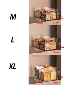 Multi Functional Transparent Large Capacity Plastic Coffee Storage Box, Transparent Plastic Storage Can, Printed With Coffee Related Letter Patterns, Suitable For Kitchen And Countertop Organization, Is An Ideal Gift For Coffee Enthusiasts, Staff, - Multicolor - View 10